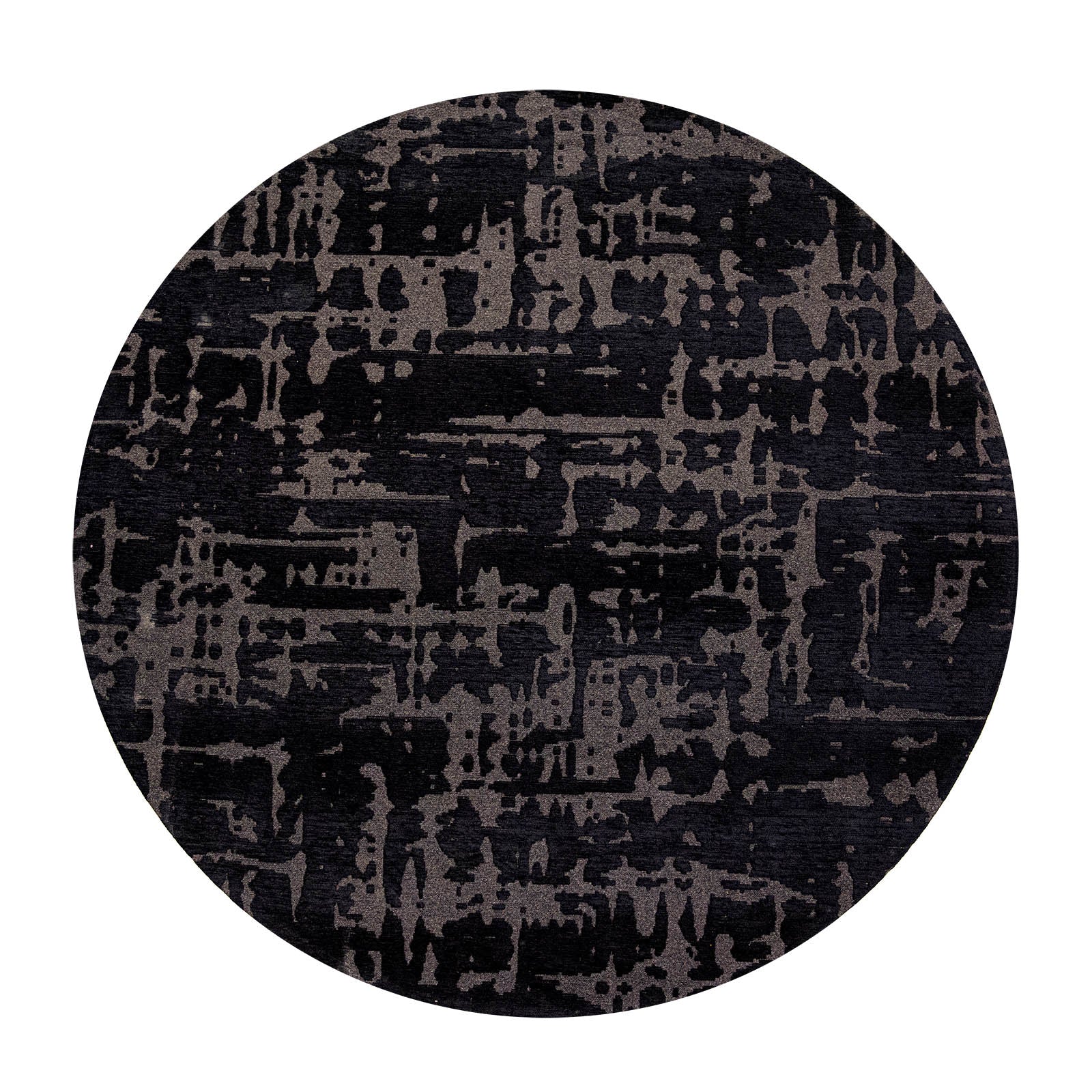 Ecorugs vloerkleed Black Water - zwart - 140x140cm