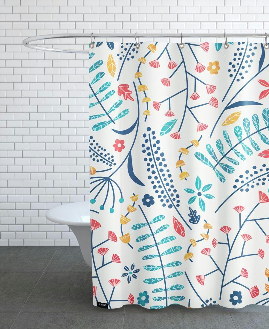 KOROMIKO - Rideau de douche en polyester en multicolore 150x200