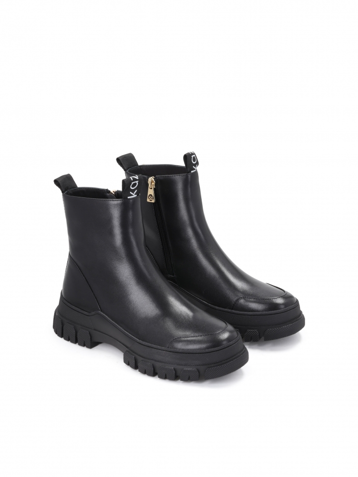 Ladies' black ankle boots