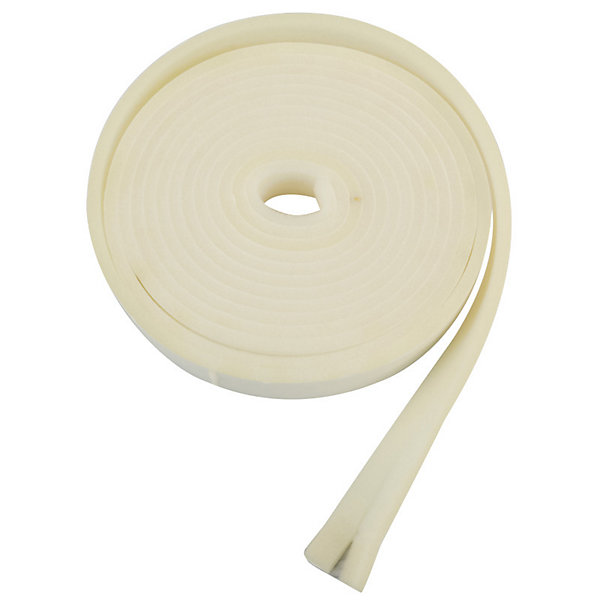 AMIG - Rouleau étanche adhésif962 - 2 pcs x 5 m - Mousse - Blanc