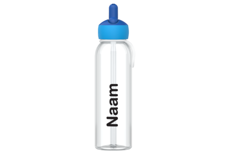 Ontwerp je eigen waterfles flip-up