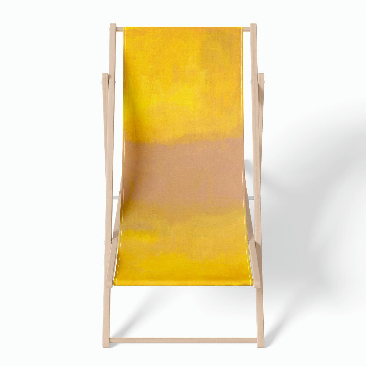 - Transat / chilienne pliante bois de hêtre jaune