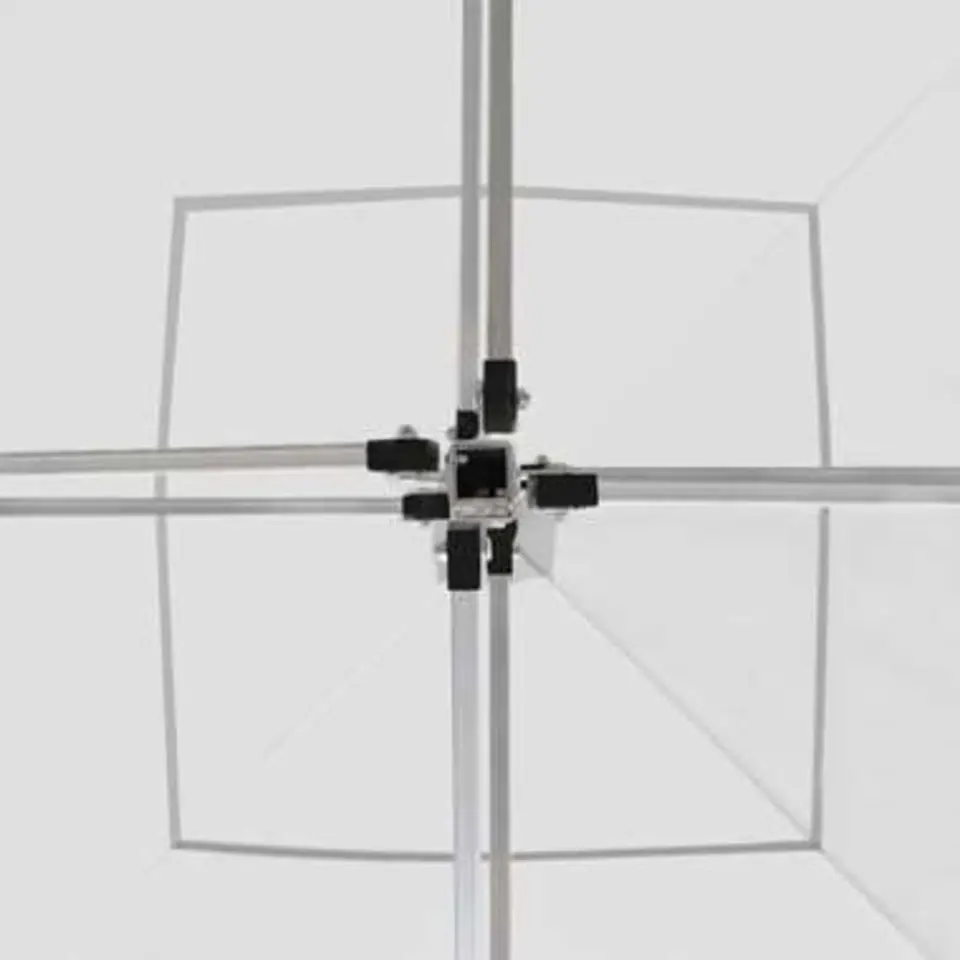 vidaXL - Partytent - Wit - Stof - 3 x 3 m