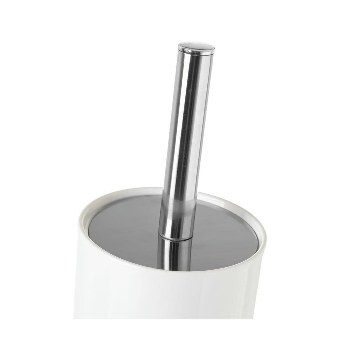 COQUILLAGES - Brosse WC en céramique bleue et blanche