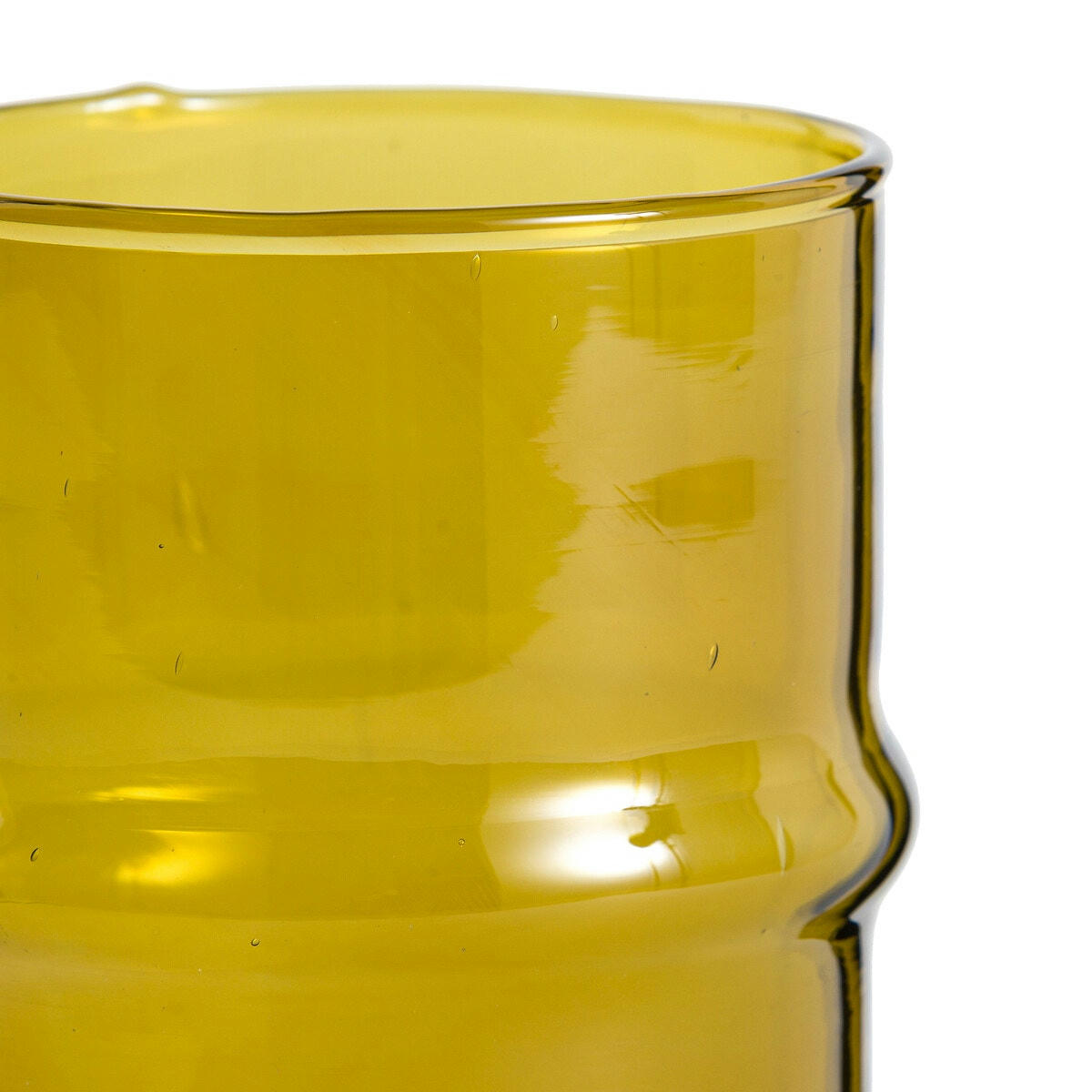 Vase Beldi en verre H20 cm, Pinago