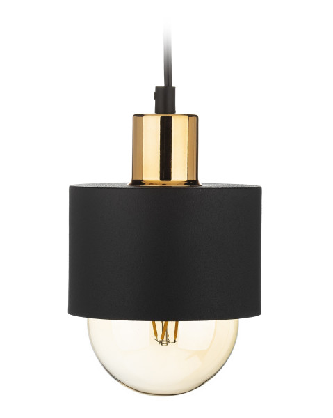 Lampa wisząca BerlinStil 12 cm cz-miedź