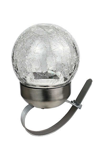 Kit 6 spots solaires d'extérieur à piquer ⌀10cm IP44 blanc froid argent