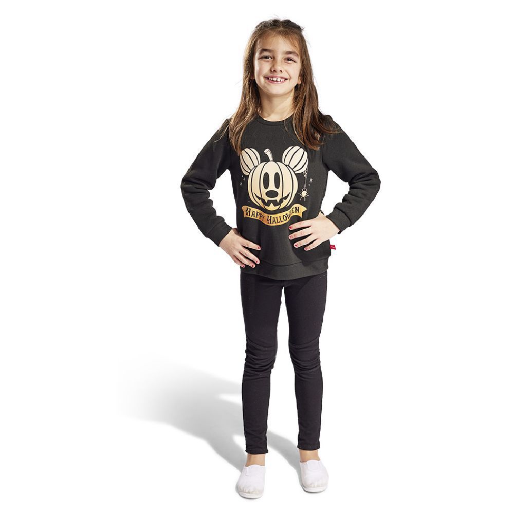 Pull enfant Disney Halloween Mickey phosphorescent 7/10ans