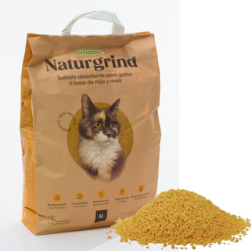 Wuapu Naturgrind 6L cat litter 6 units