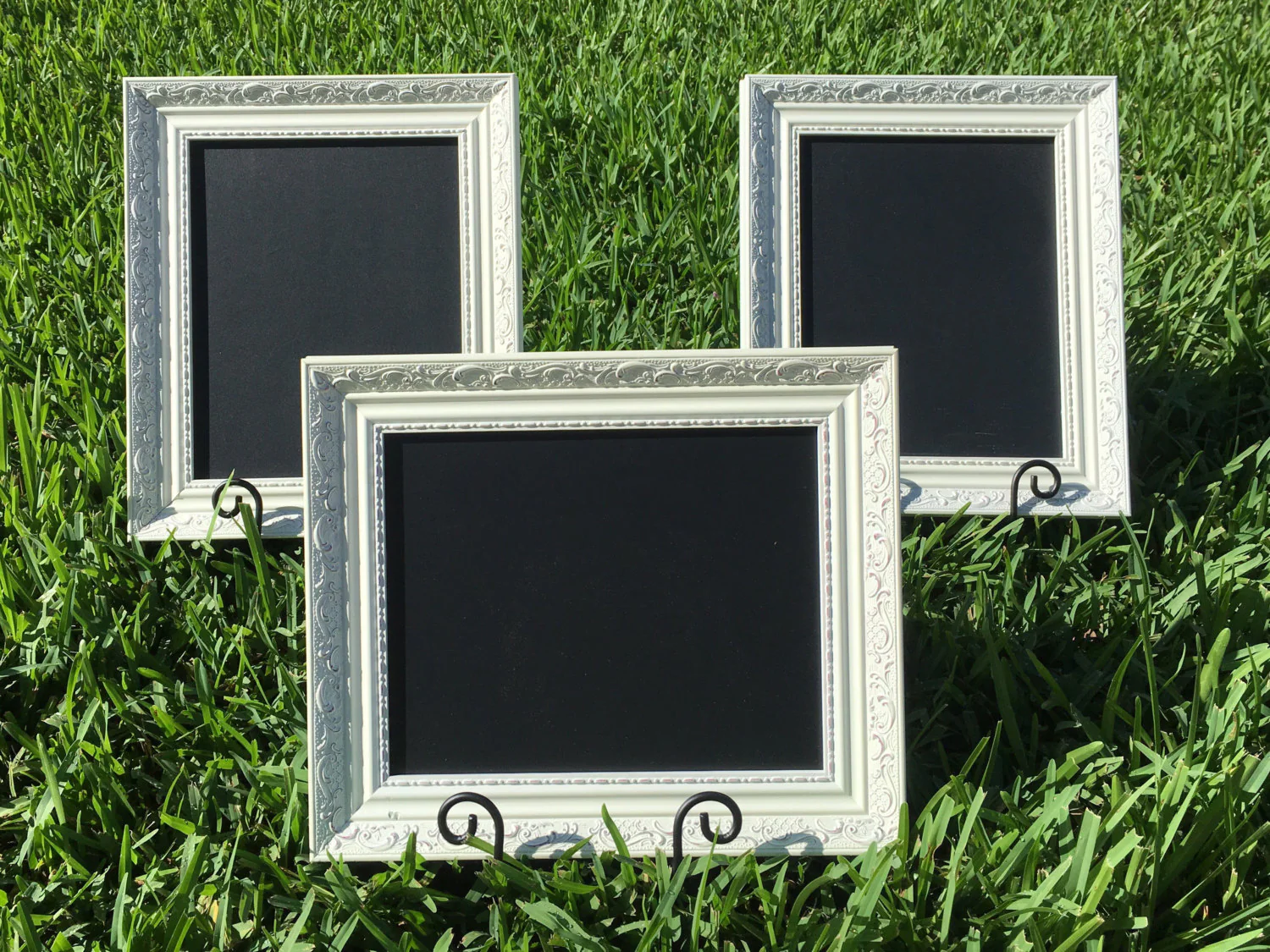 Chalkboards, small chalkboards, memo board, chalkboard with stand, kitchen decor, photo prop chalkboard, wedding decor, framed chalkboard
