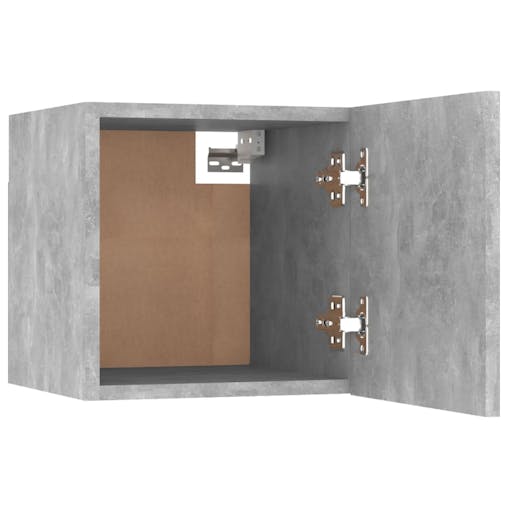 NNEVL Bedside Cabinet Concrete Grey 30.5x30x30 cm Chipboard