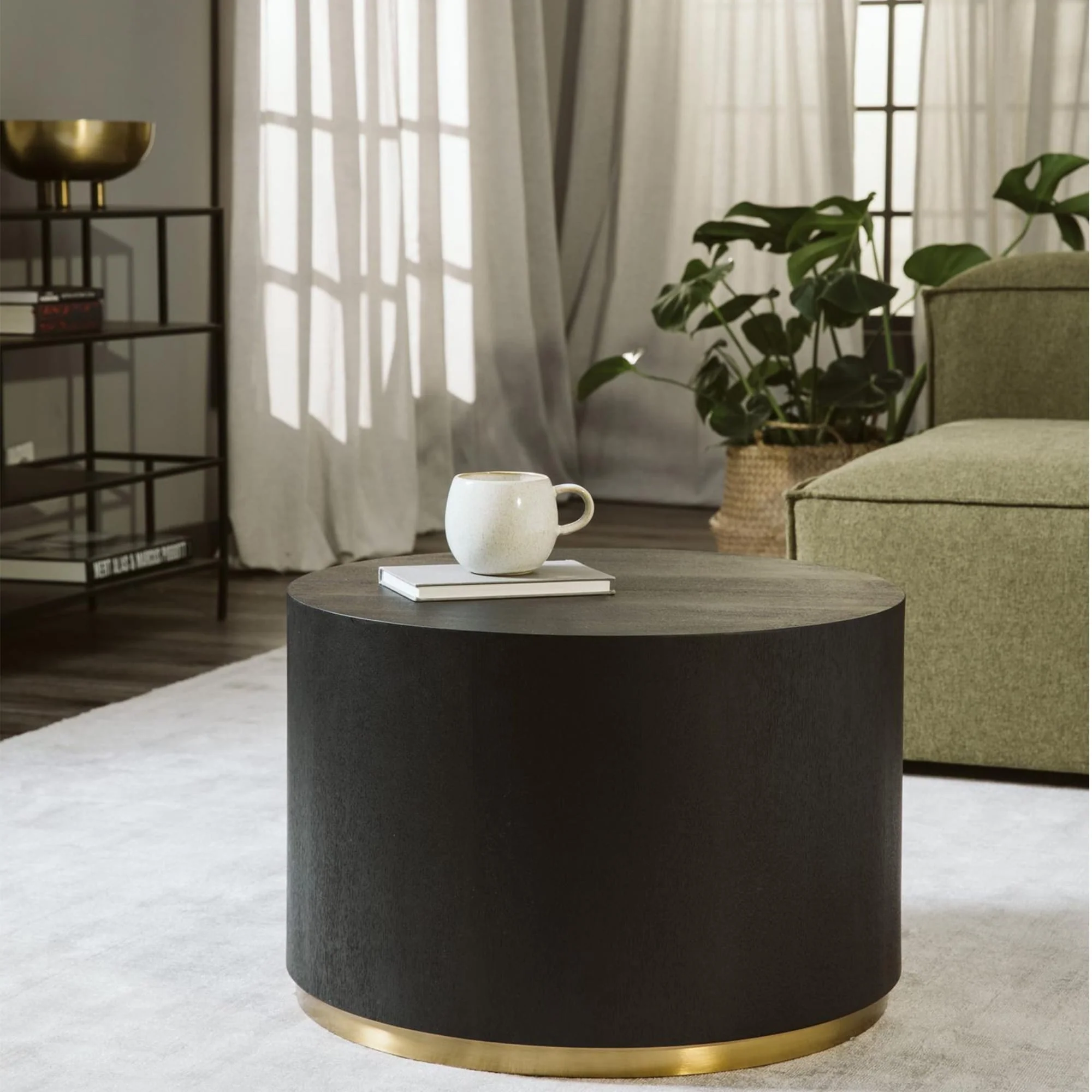 Marble Williamspace Fully Assembled Round Side Coffee Table For Living Room