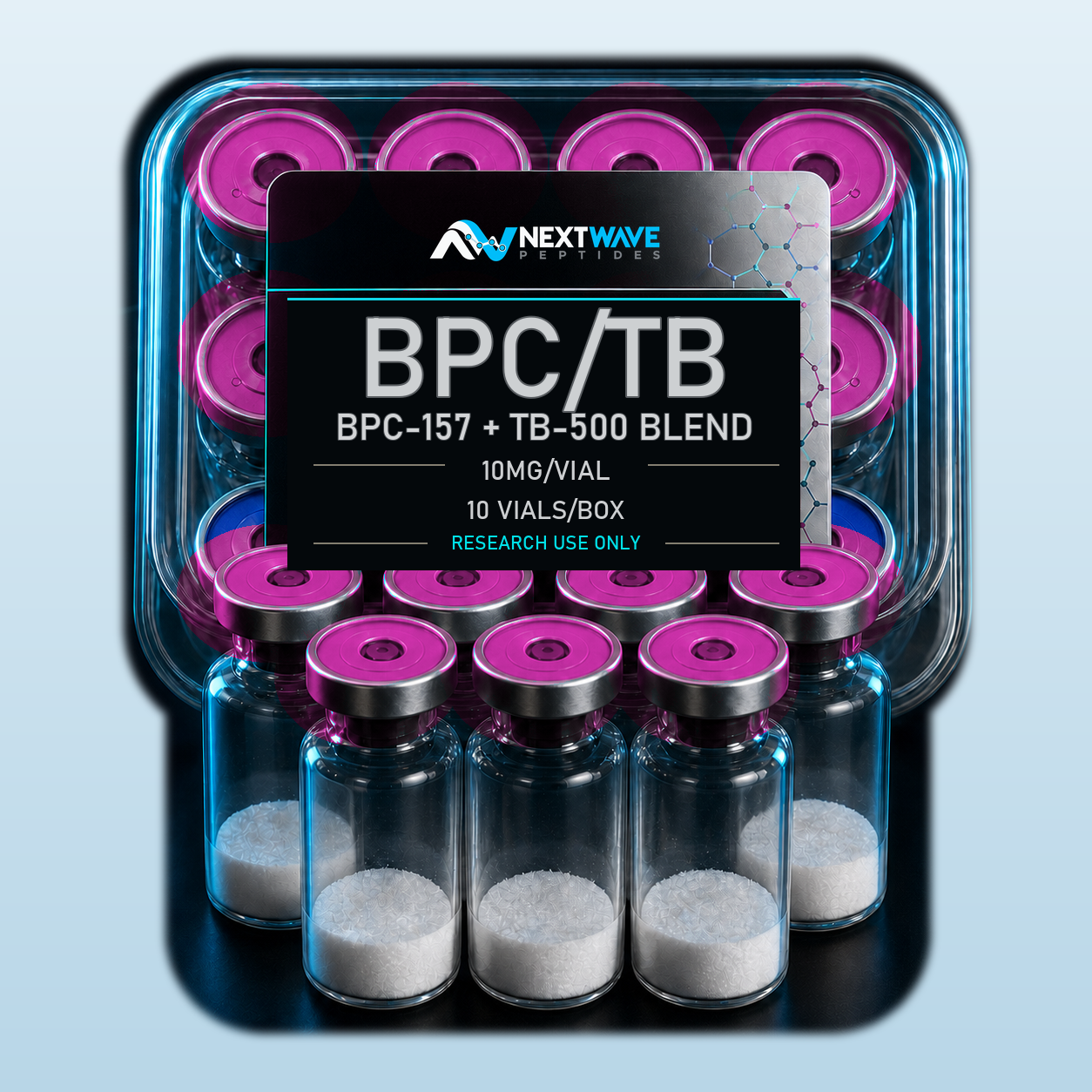 BPC-157 + TB-500 Blend - 10mg, 10 Vials | NextWave Peptides