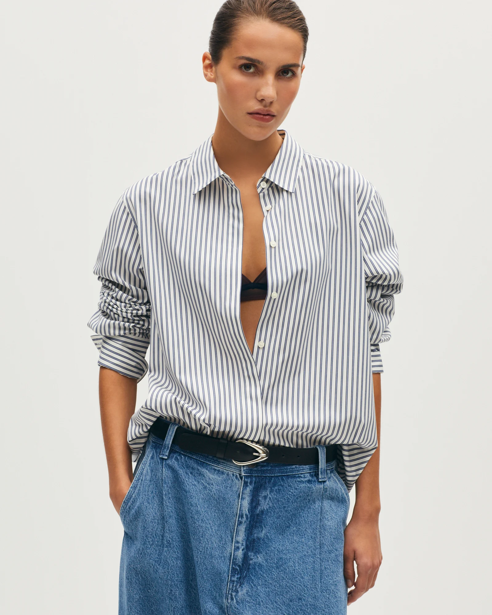 Chemise oversize en coton