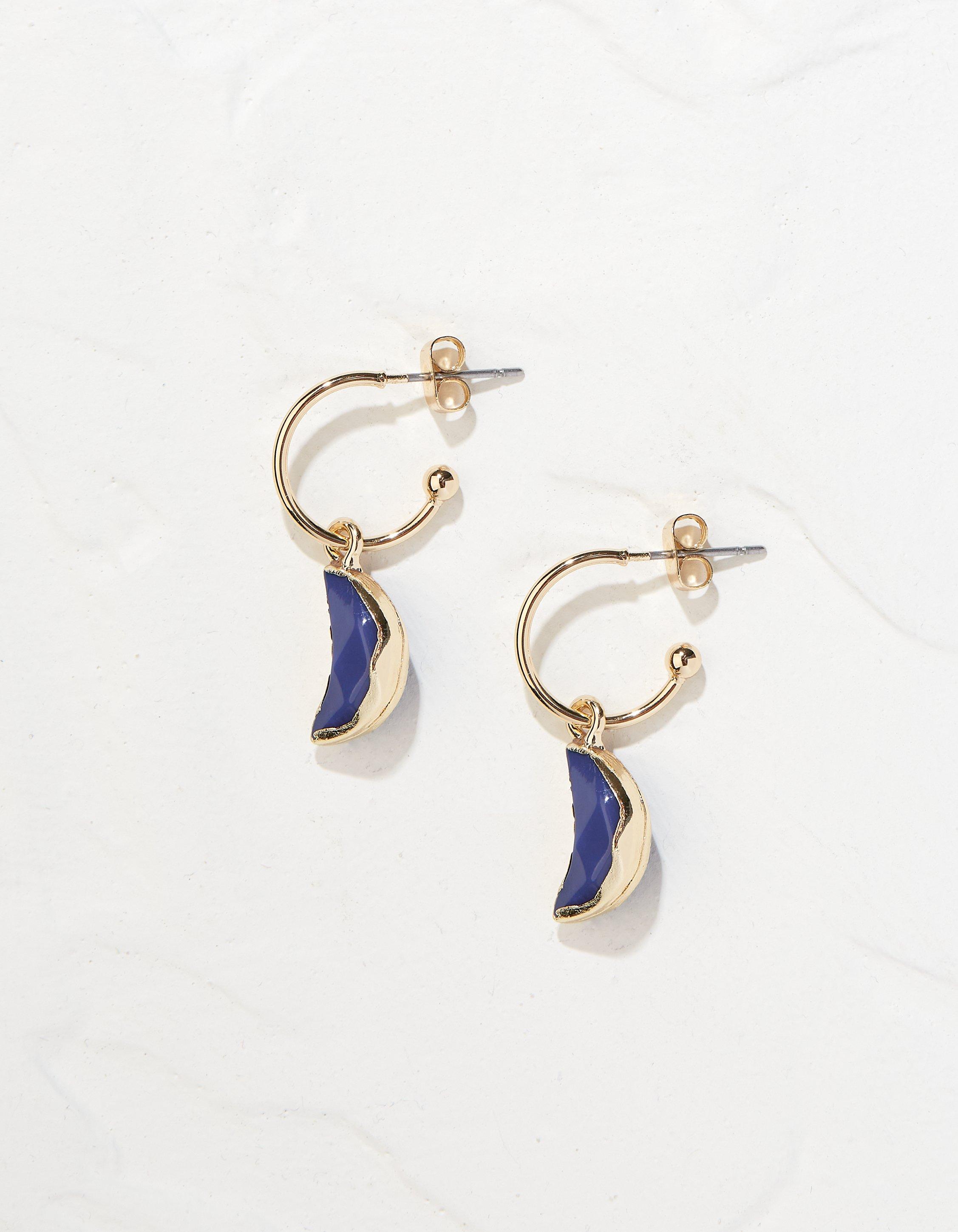 Moon Drop Earrings