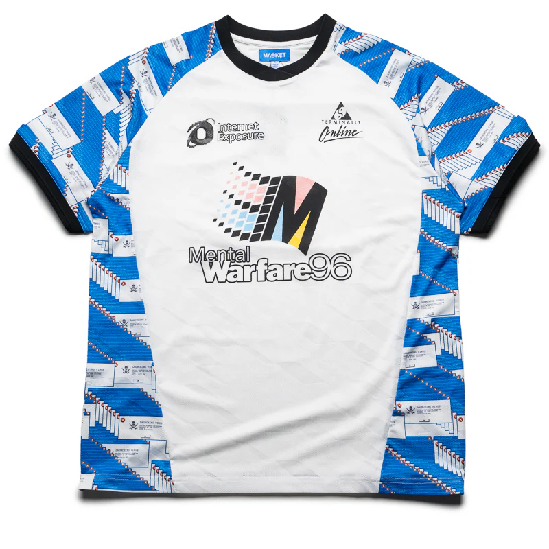 Market Terminally Online Soccer Jersey - Multi