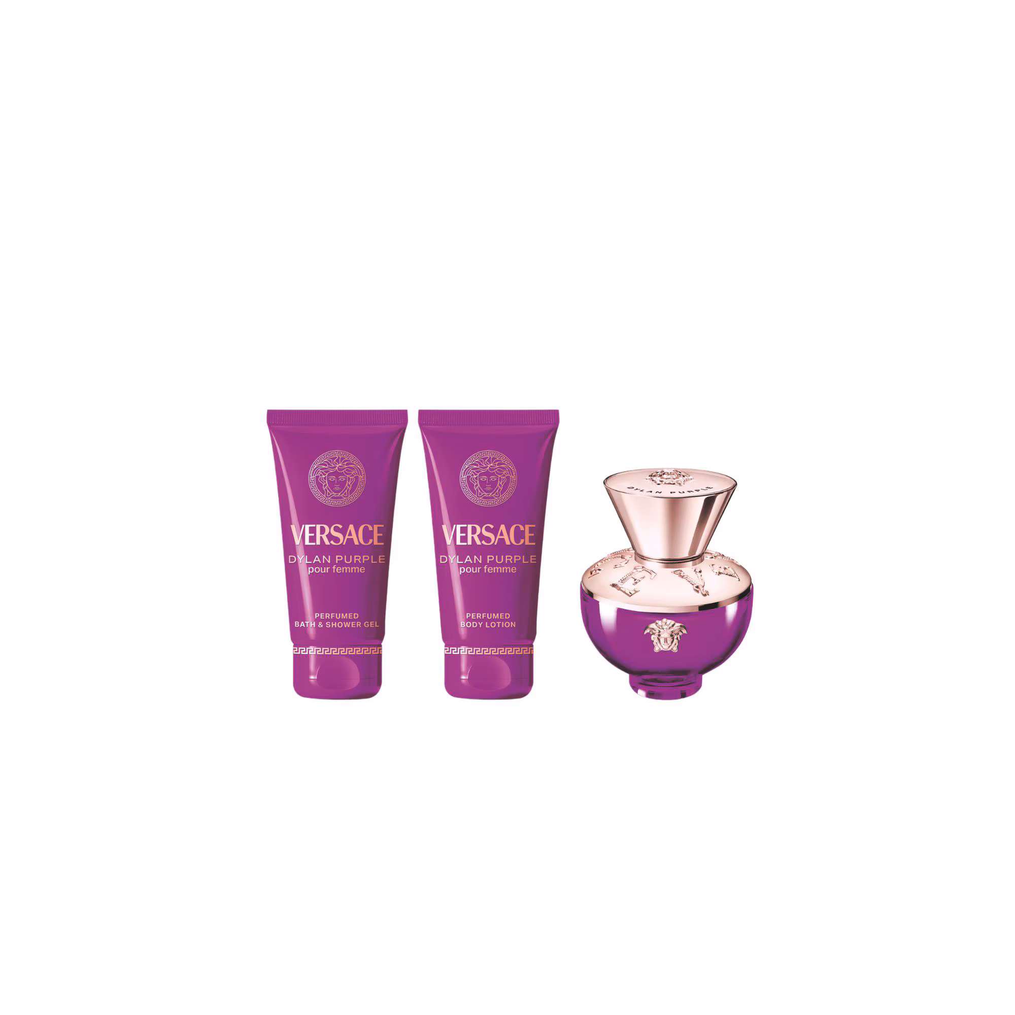 DYLAN PURPLECoffret - eau de parfum + gel parfumé bain & douche + lait corps parfumé hydratant