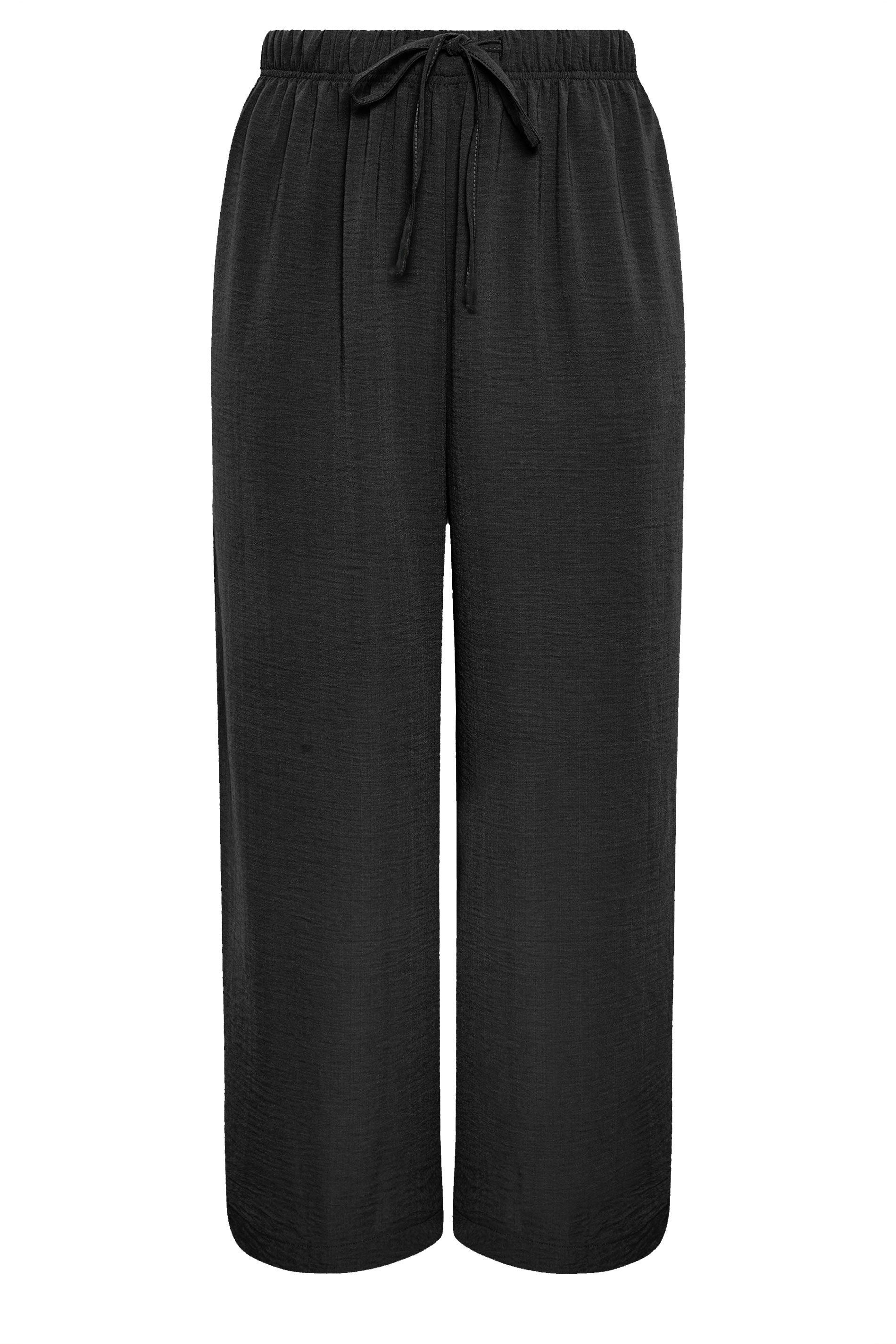 Yours Twill Wide Leg Trousers