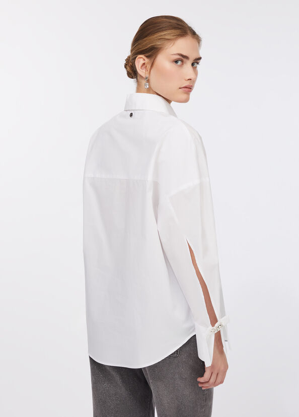 Camicia con fiocchetti gioiello