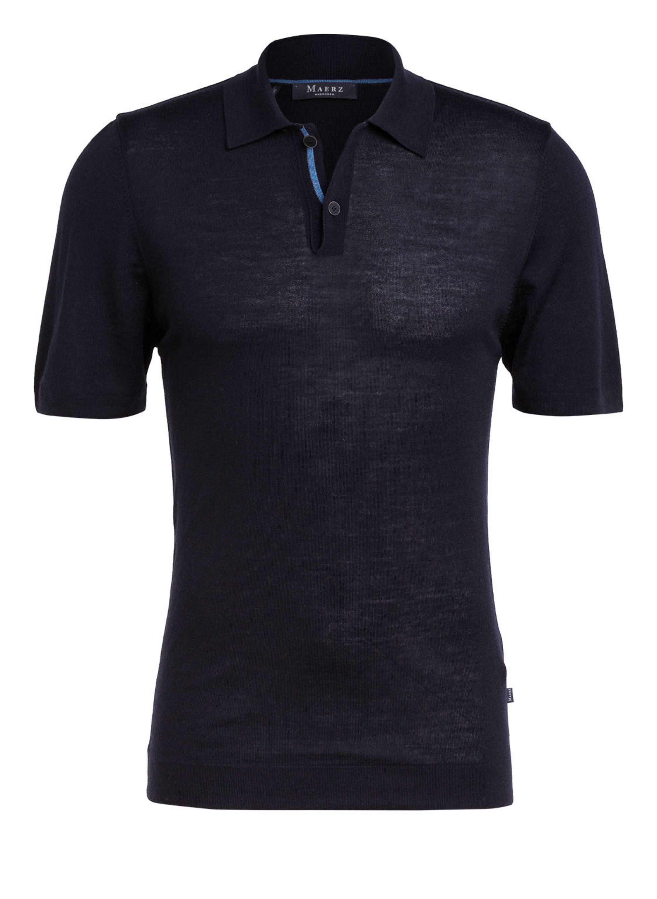 MAERZ MUENCHEN Strick-Poloshirt aus Merinowolle
