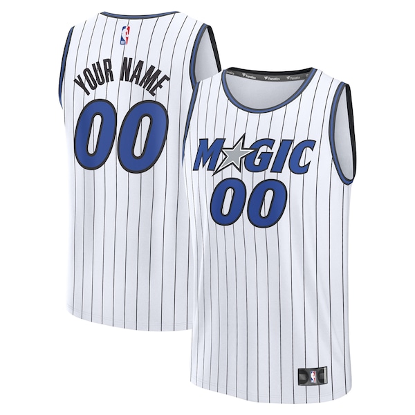 Orlando Magic  Fast Break Replica Custom Jersey - Association Edition - White/Blue