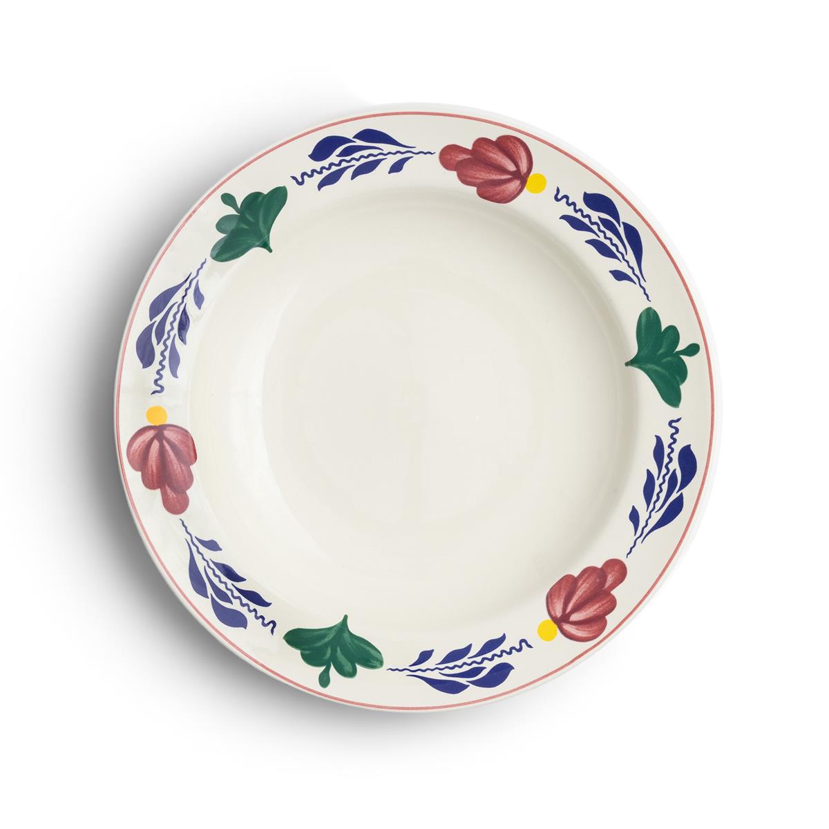 Royal Boch bord Diep Boerenbont - set van 6 - ø23cm - keramiek