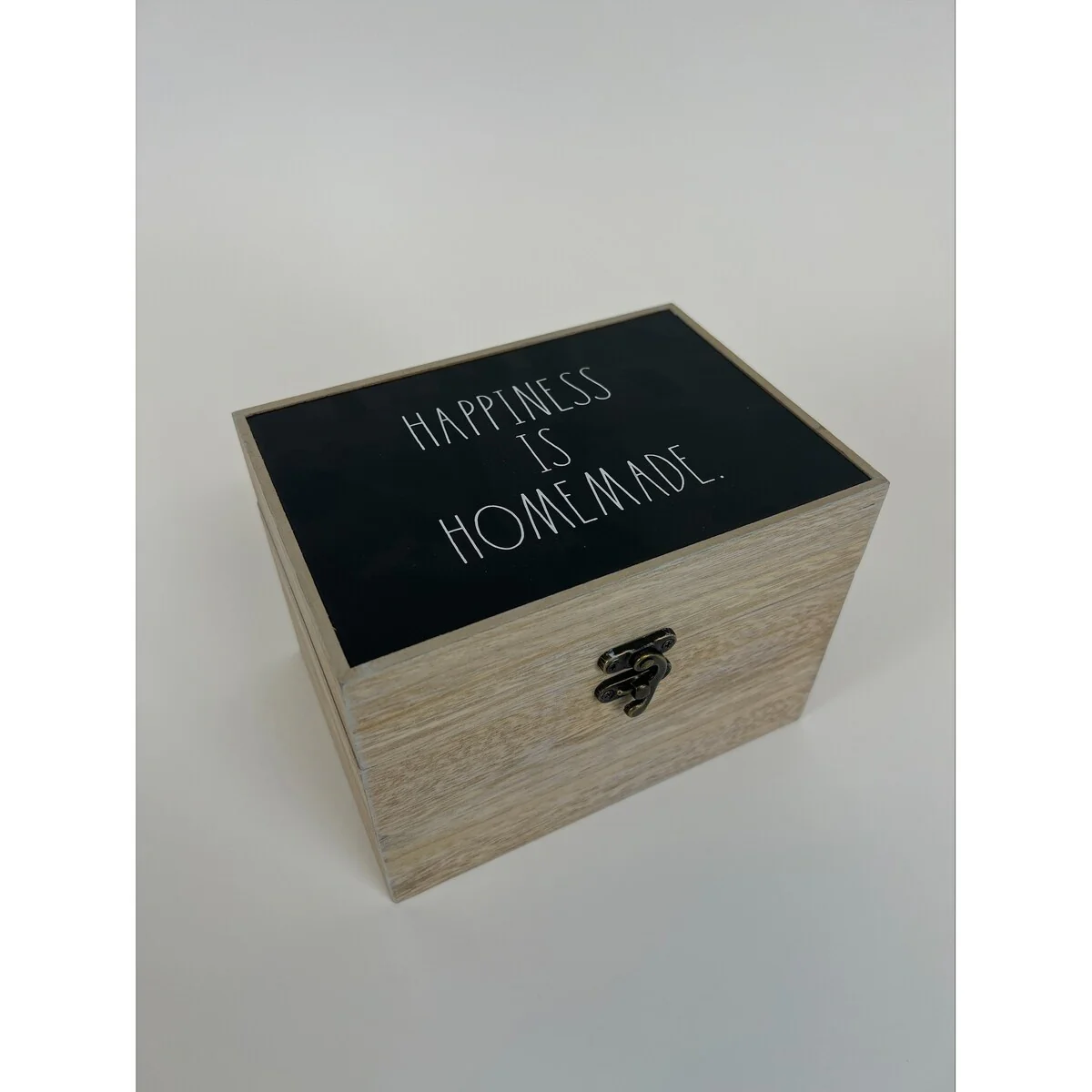 Rae Dunn Antique Recipe Box - Dividers not Included