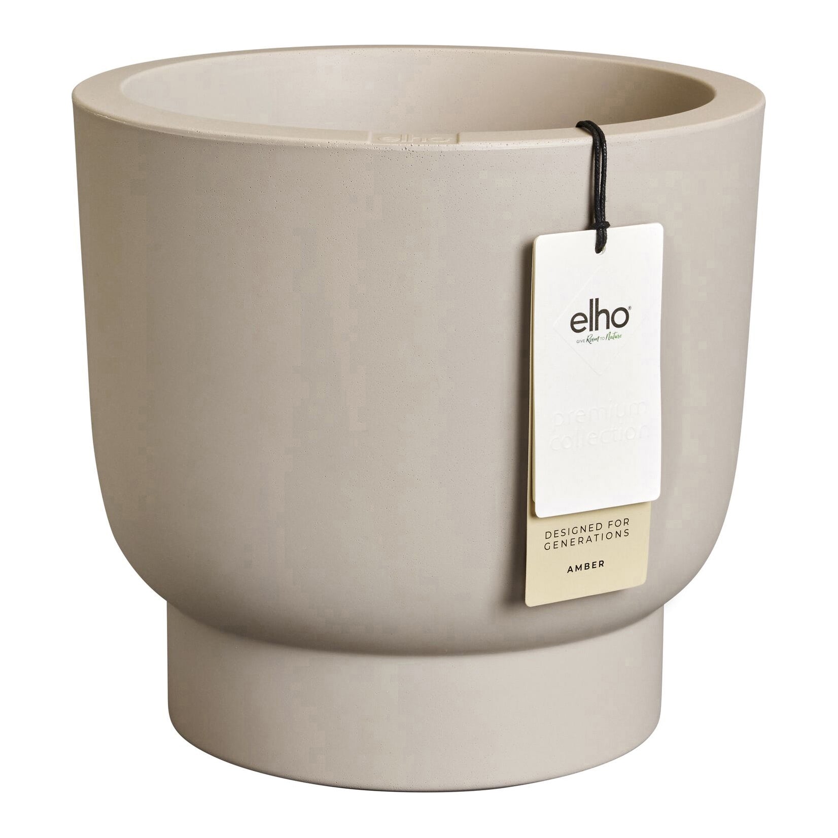 Elho Amber Grail 30 - Balanced beige - L 30 x B x H 28 cm - Binnen en