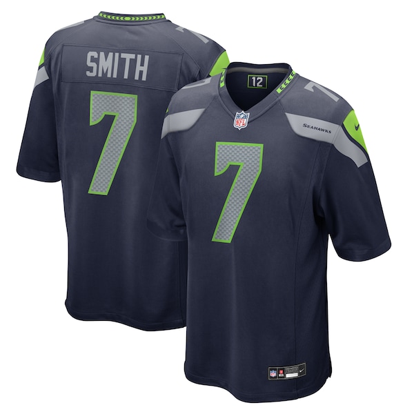 Geno Smith Seattle Seahawks Nike Team Game Jersey -  College Navy