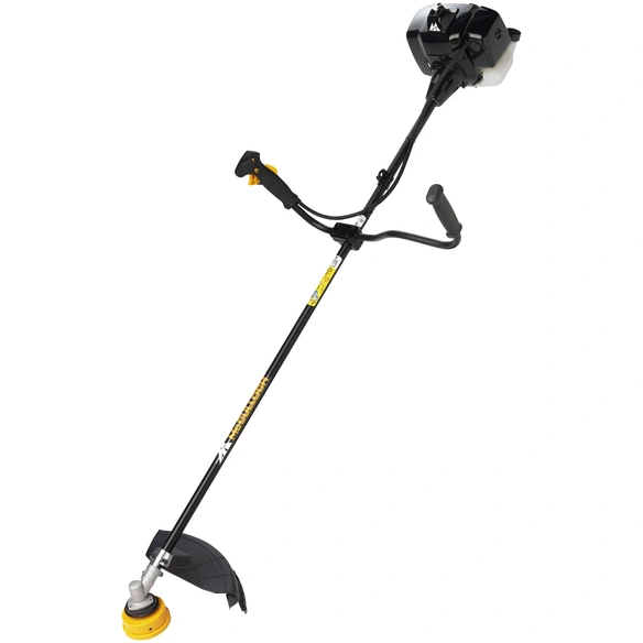 Benzin-Motorsense, Schnittkreis: 42 cm Faden / 25,5 cm Messer