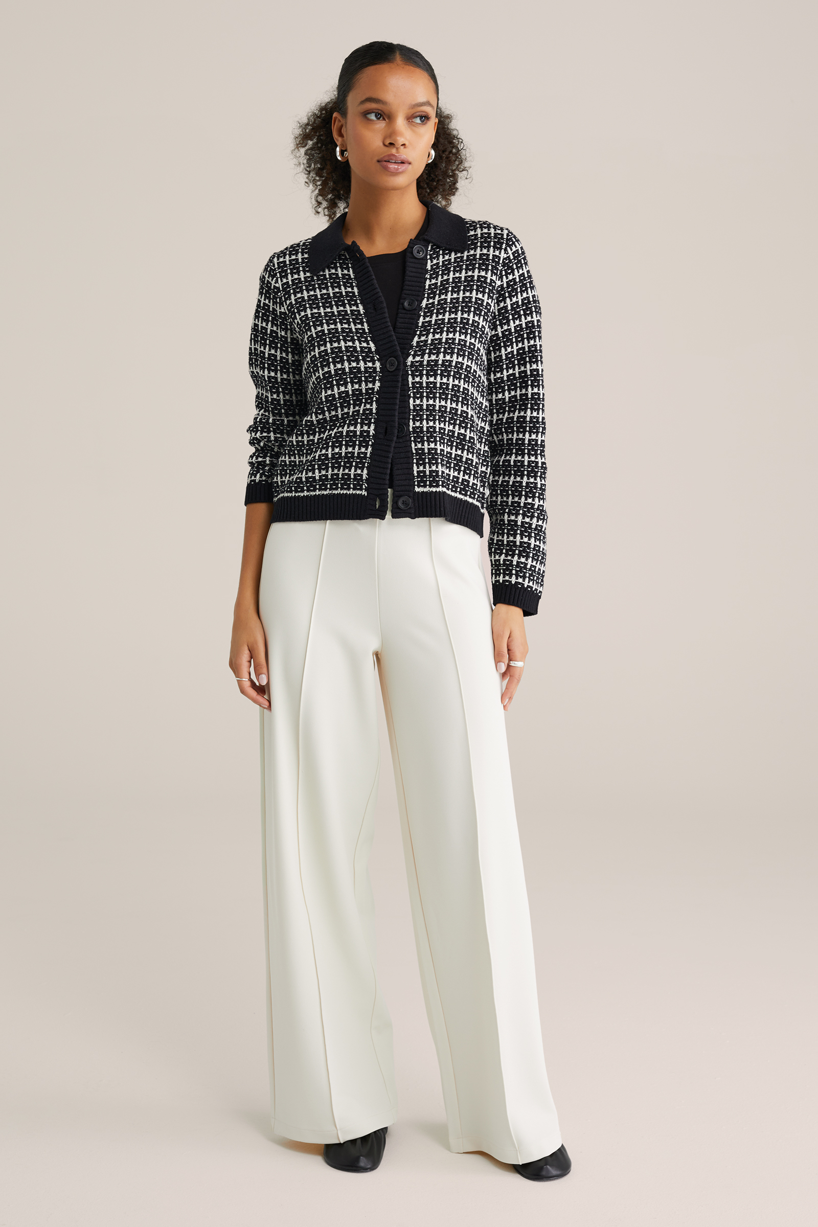 Dames regular fit broek