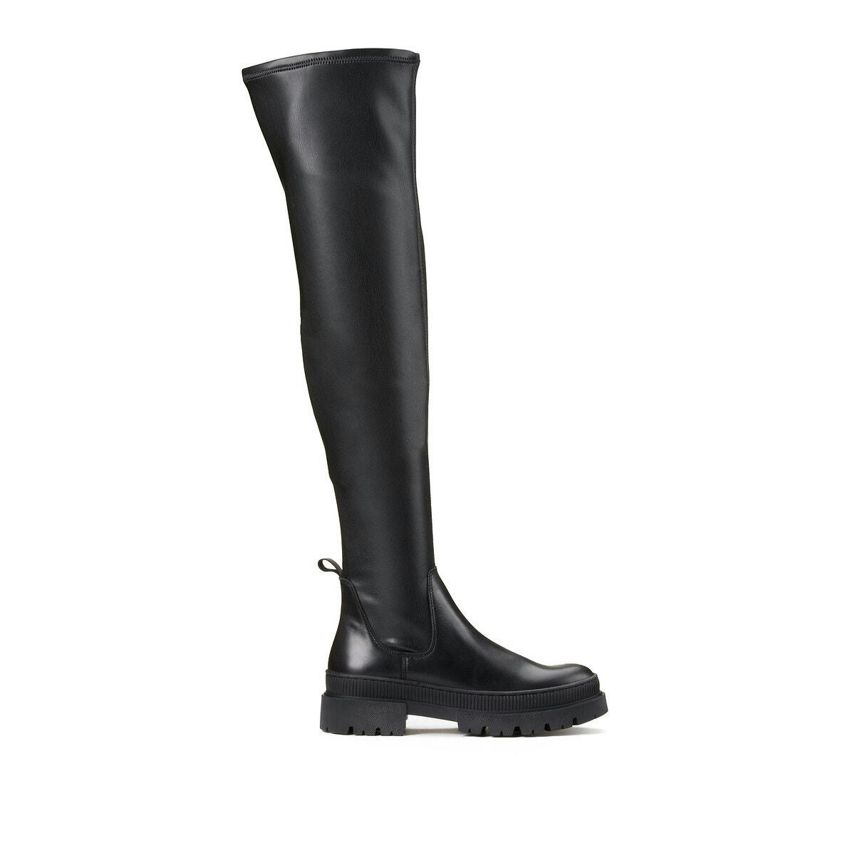 Bottes cuissardes à semelle crantée
