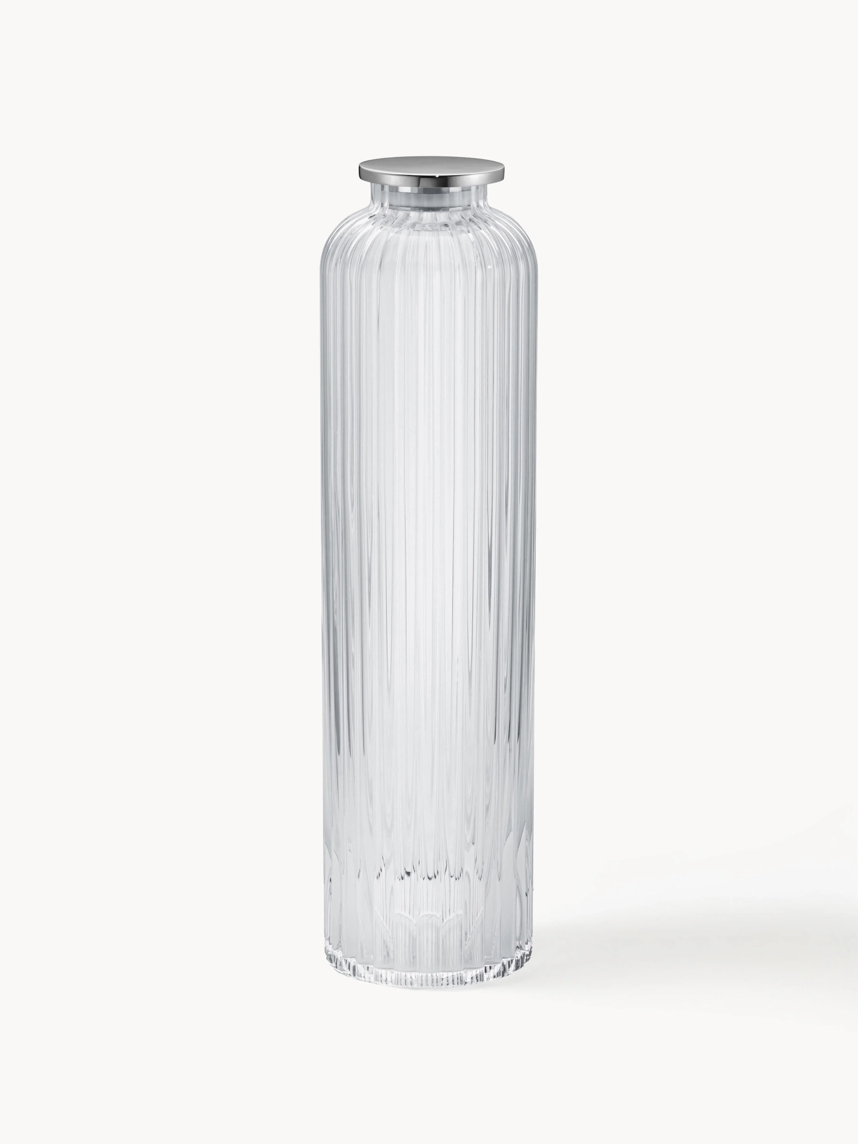 Kristall-Karaffe Bernadotte mit Rillenstruktur, 1.1 L