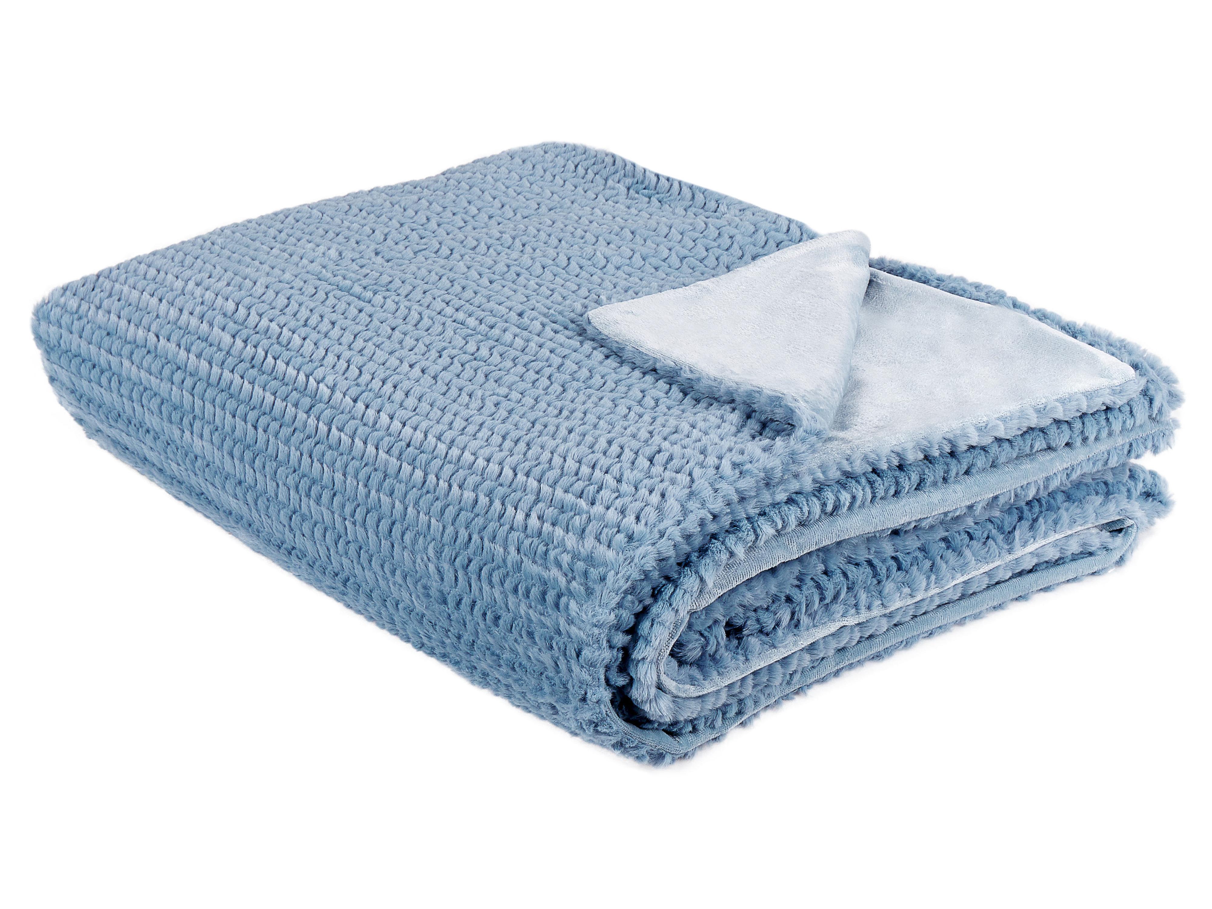 Blanket BJAS 200 x 220 cm Blue