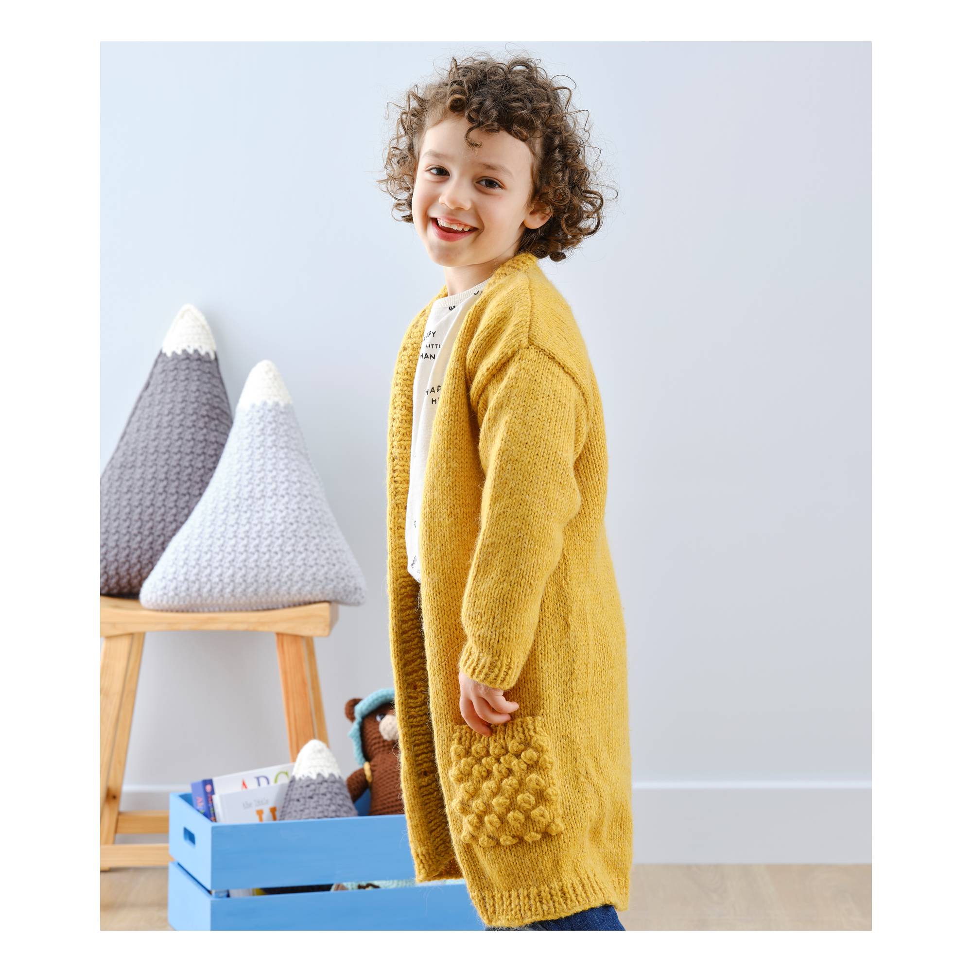 Knitcraft Children's Long Line Cardigan Digital Pattern 0251
