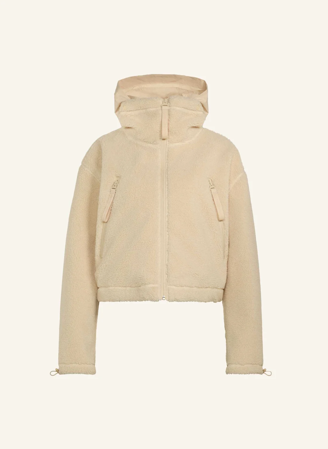 adidas by Stella McCartney Fleecejacke ADIDAS BY STELLA MCCARTNEY mit abnehmbarer Kapuze