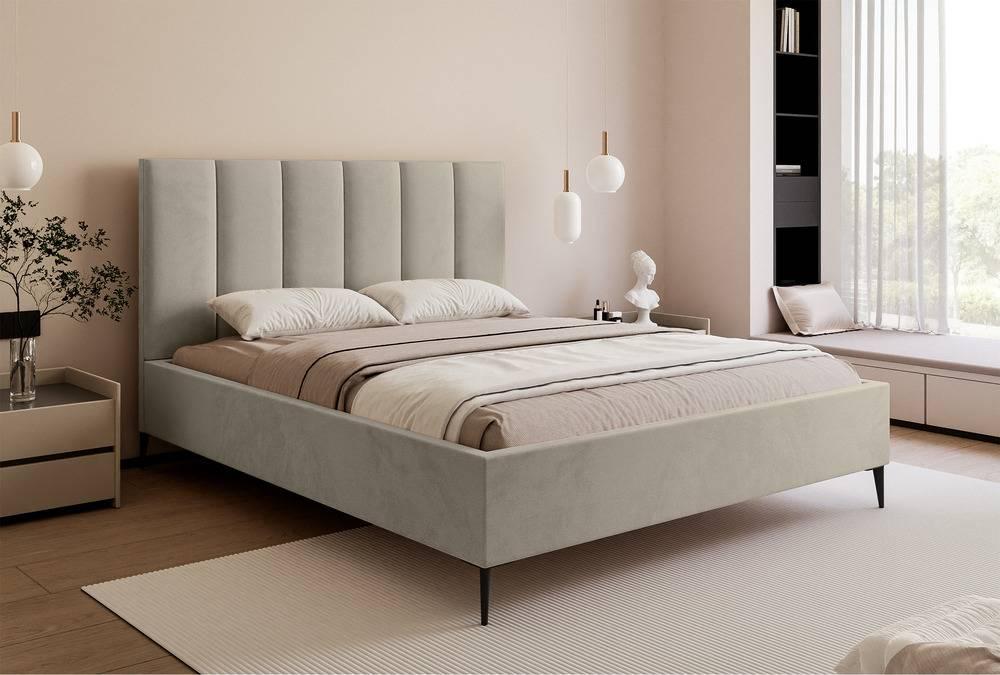 Bedframe Carolina met opbergruimte velvet 180x200