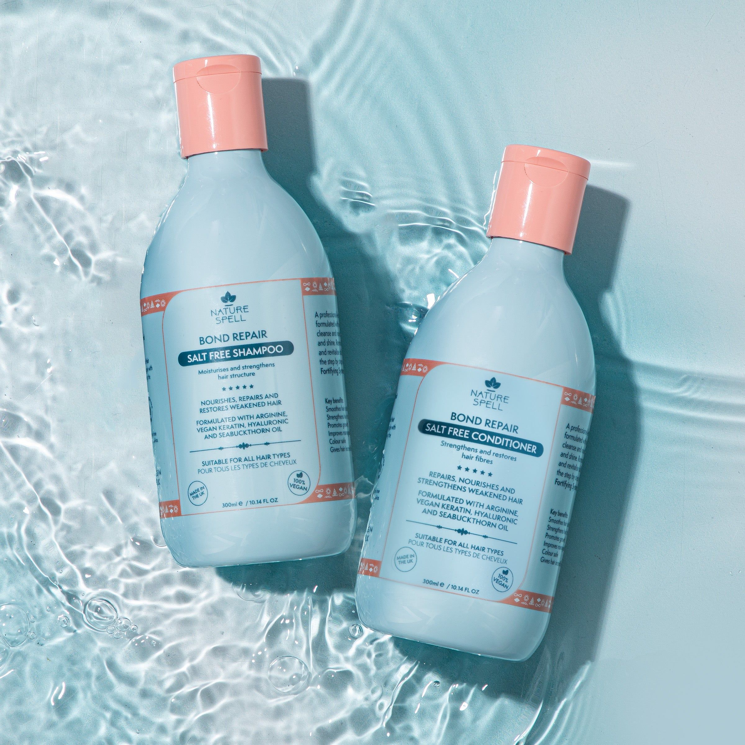 Nature Spell Bond Repair Shampoo & Conditioner Wash Day Restoring Duo