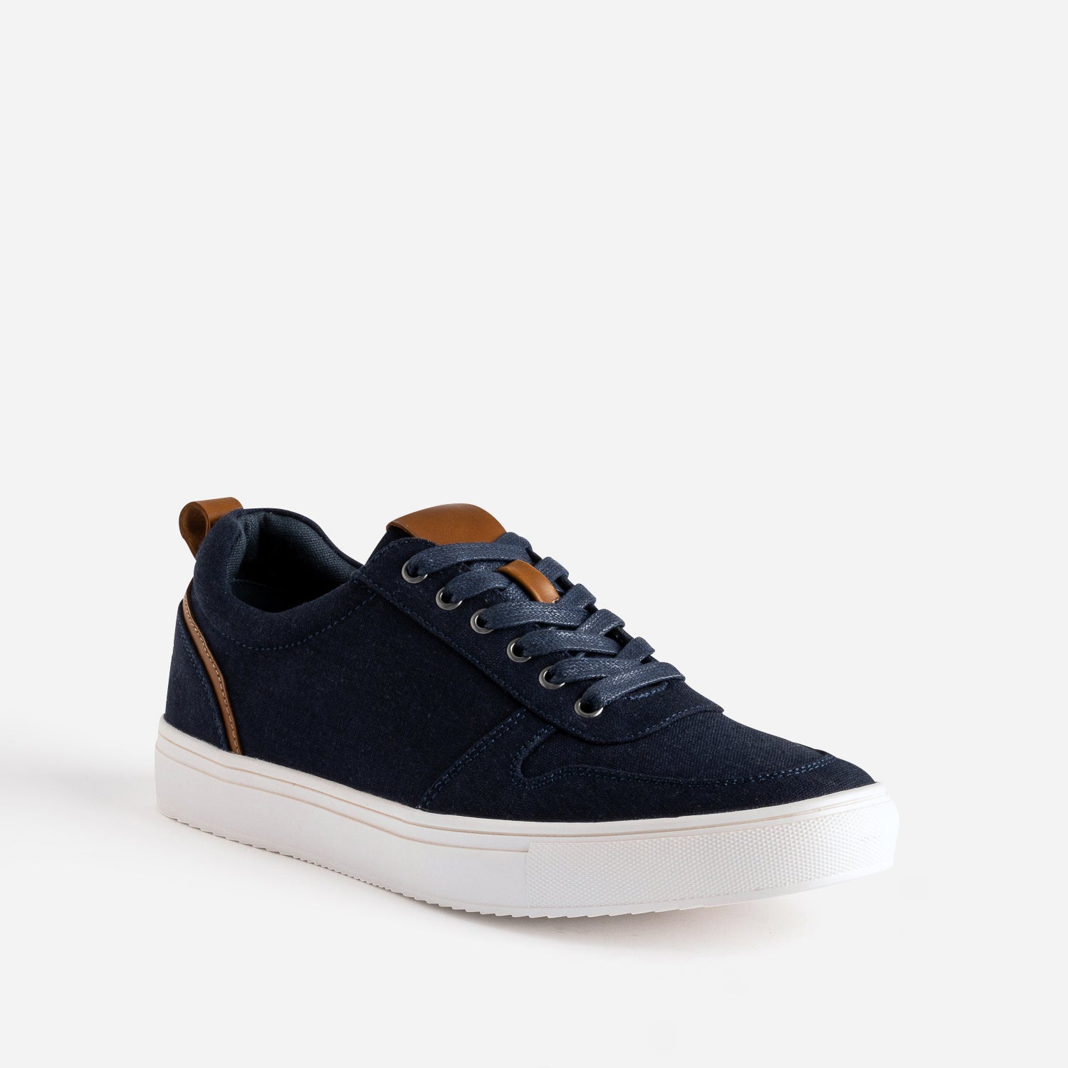 Tennis bleu marine en toile