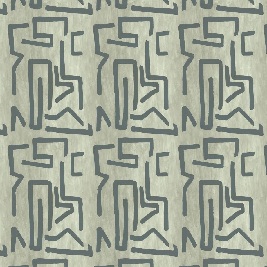 Catchii Behang Retro Lines Green