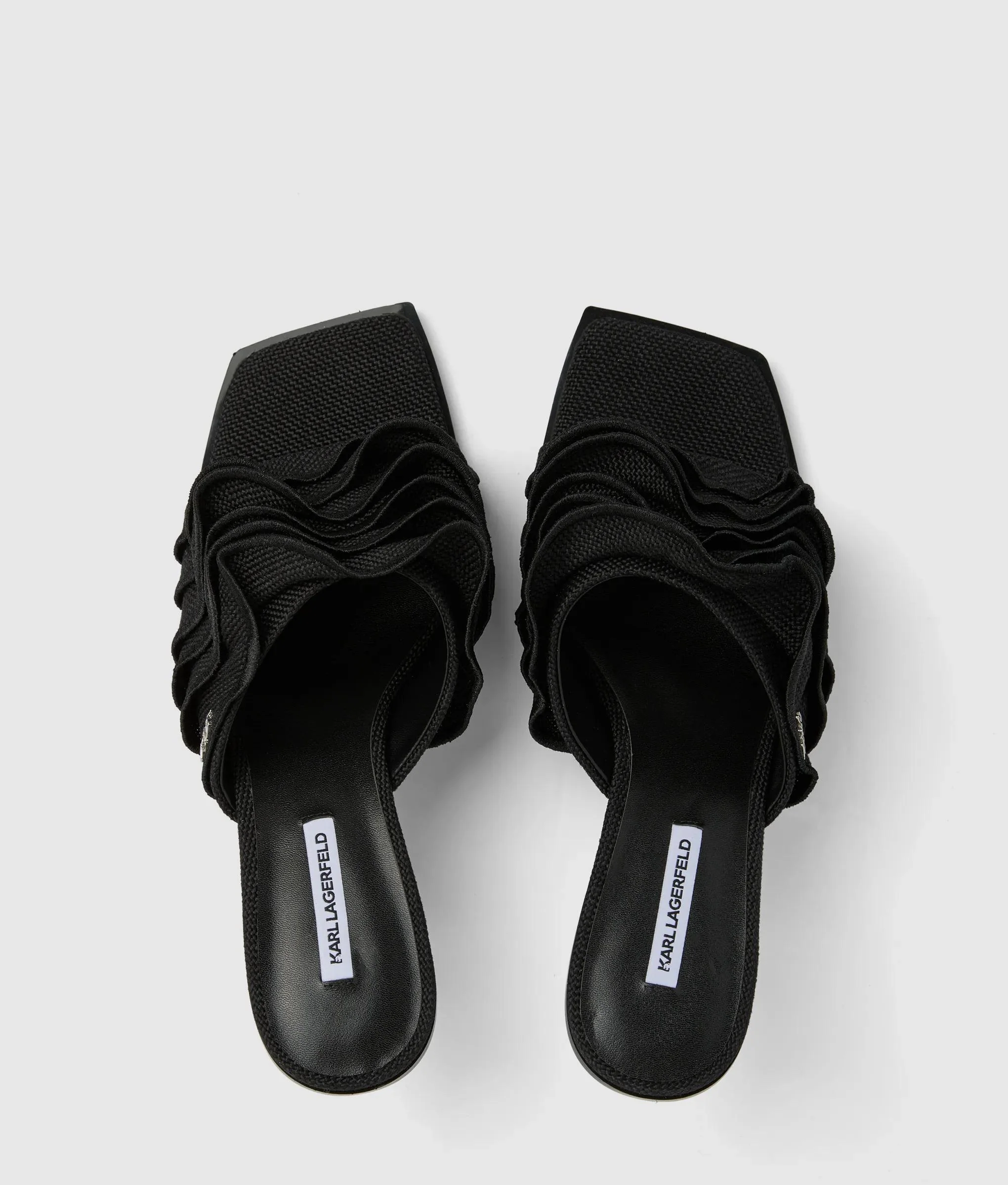 Sandales à talon motif nid d'abeille Karmel