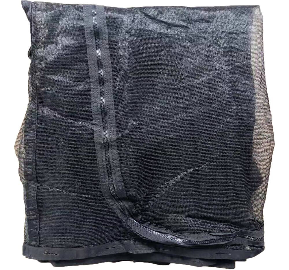 JumpTek Outdoor Durable Trampoline Replacement Safety Enclosure Net, 14-ft