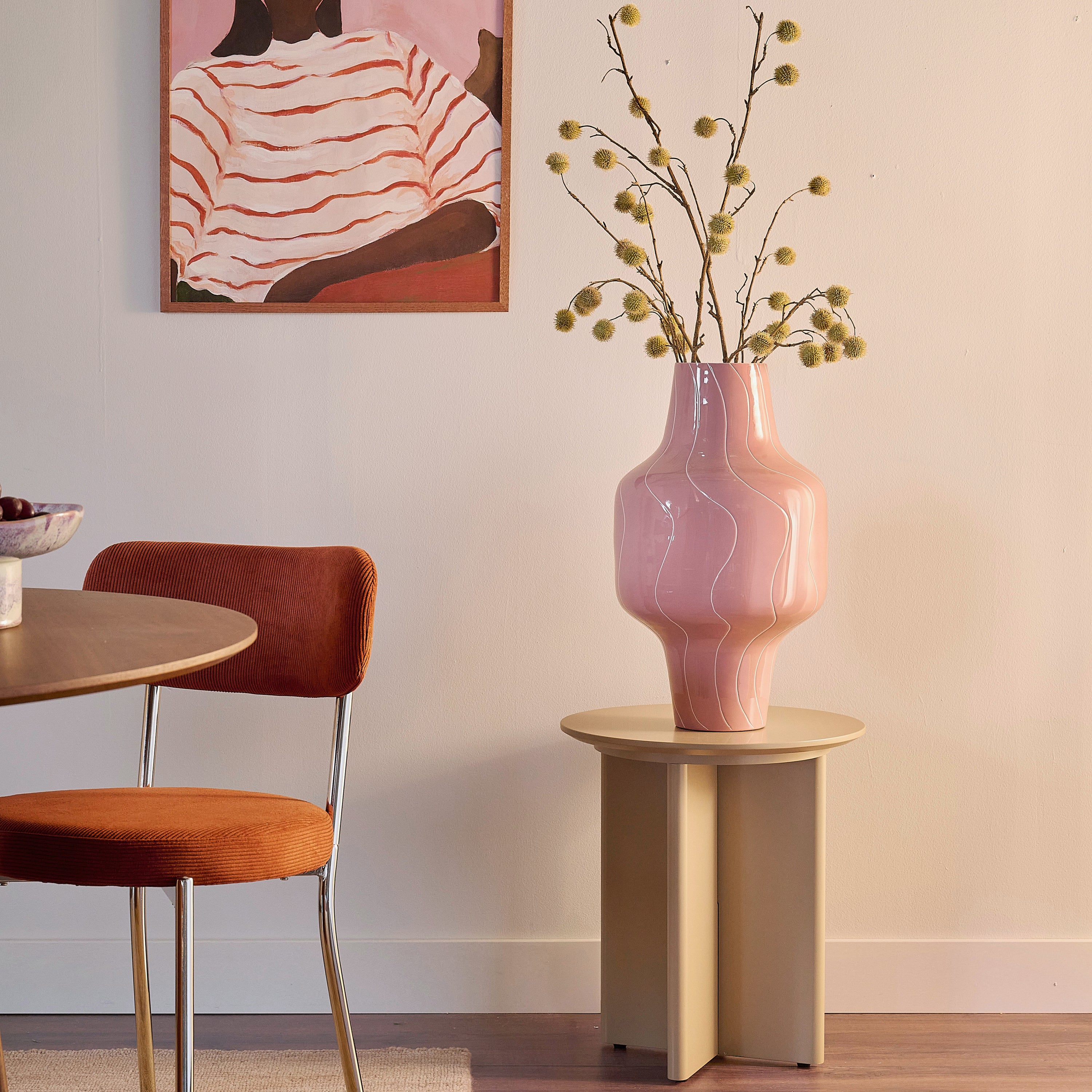by fonQ Spire Vaas Ø 31 cm - Rose Tan