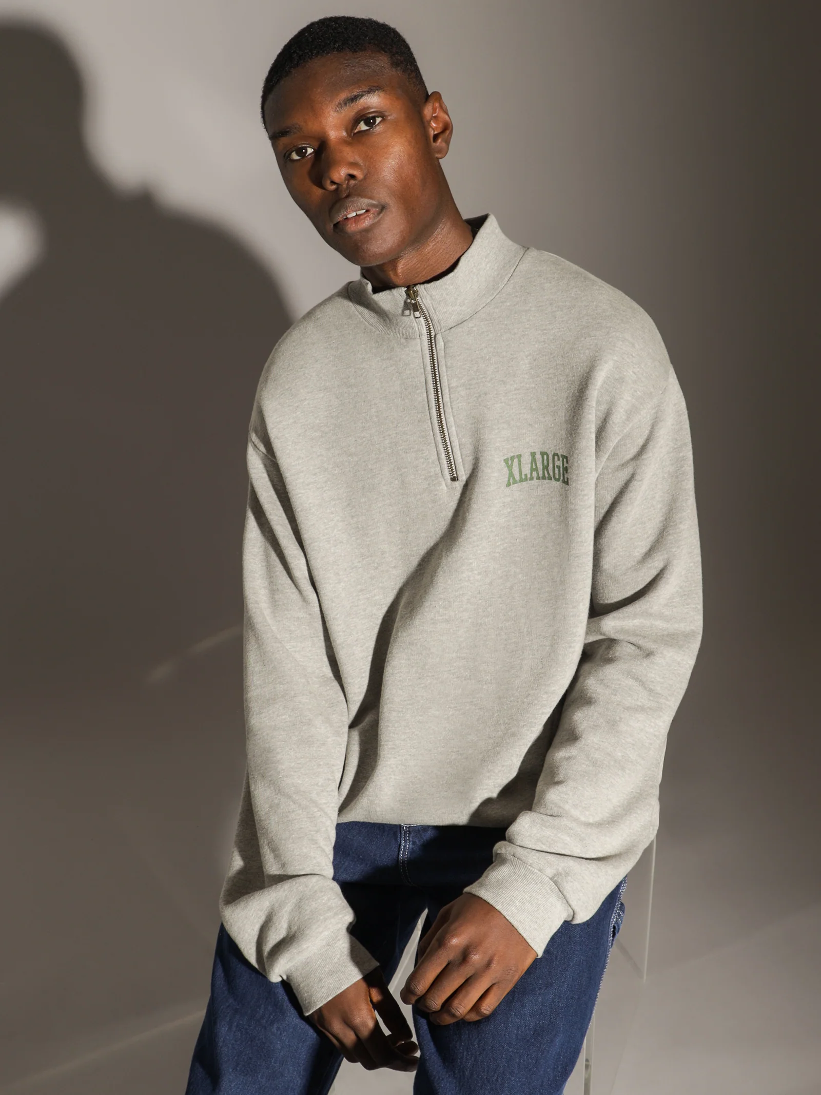 Arched 1/4 Zip Jumper