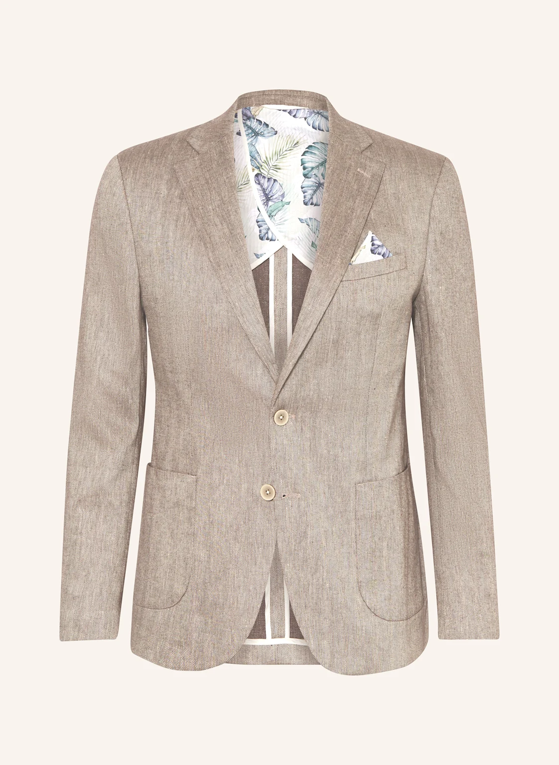 PAUL Anzugsakko Slim Fit mit Leinen