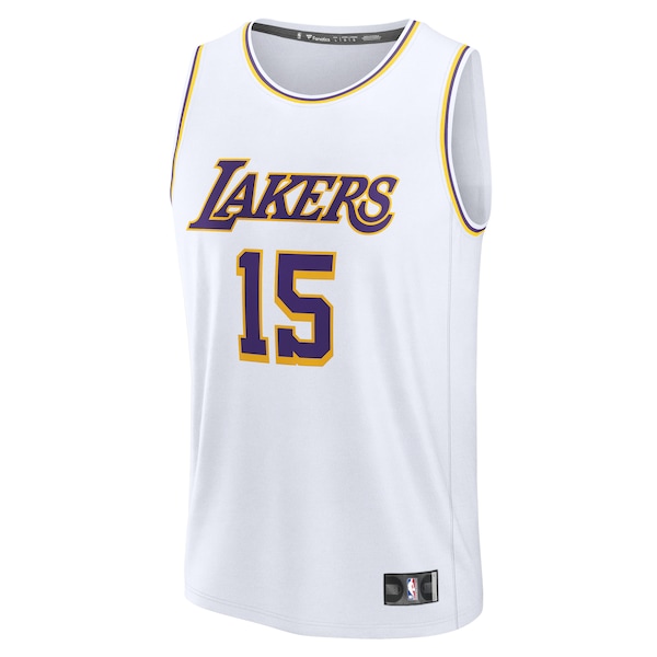Austin Reaves Los Angeles Lakers  Youth Fast Break Replica Player Jersey - Association Edition - White