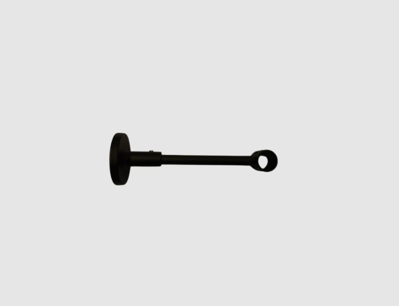 Träger 16mm Schwarz geschlossen