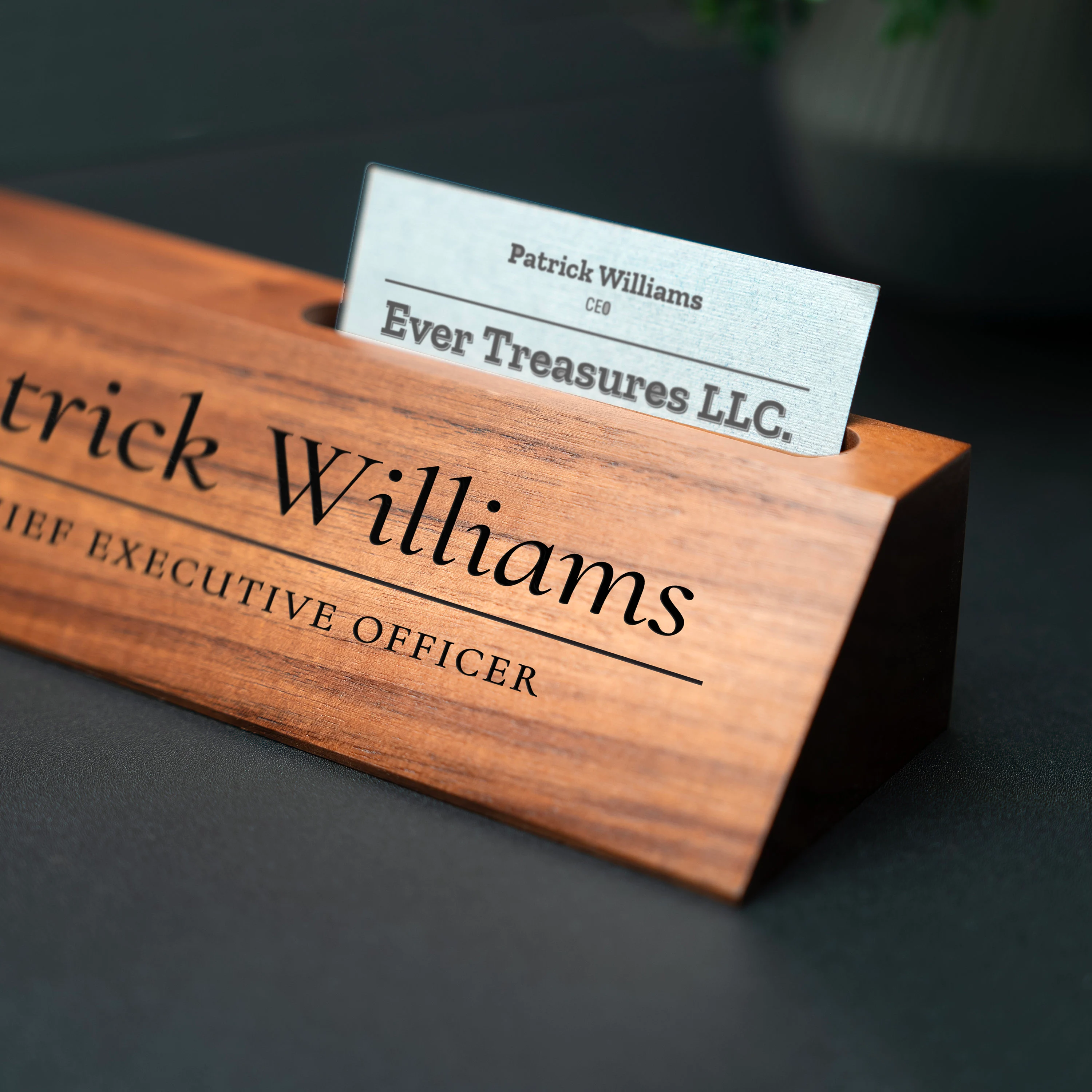 Desk Nameplate, Desk Name Plate, Custom Desk Name Sign, Name Sign Office, Office Decor, Engraved Office Desk Plate, Personalized Desk Wedge