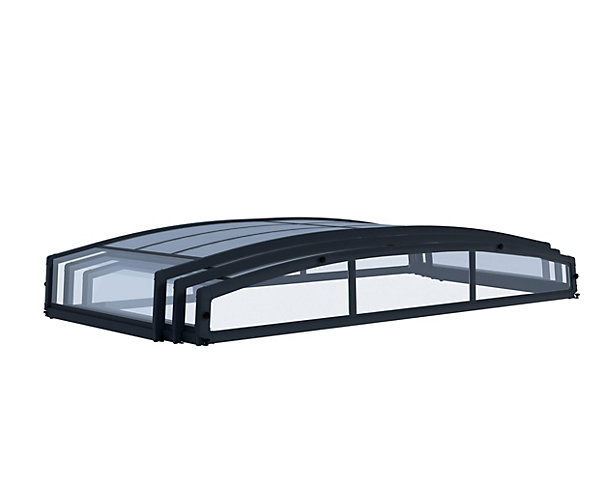 Abri piscine Majorca Canopia 6x4m Aluminium et polycarbonate