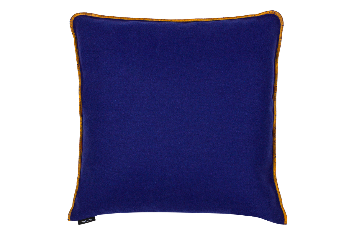 noo.ma DVU Kussen - 50x50 cm - Blueberry Pie & Seashell Beige